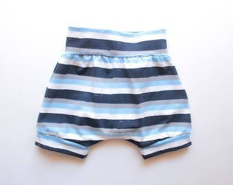 JELLY Harem Shorts sewing pattern Pdf, with POCKETS, Girl and Boy Jersey Knit Harem Shorts 0 - 6 years, Instant Download