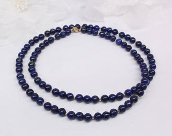 Blue Lapis Necklace Gold Lapis Lazuli Necklace 14k Gold Filled Necklace Blue Lapis Lazuli Necklace BuyAny3+1Free