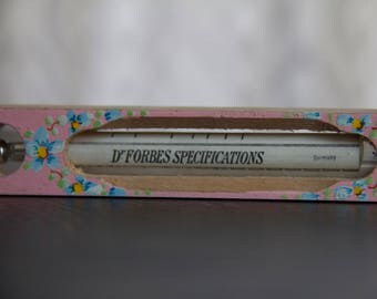 Vintage Hand Painted Dr. Forbes Specifications Thermometer || Made in Germany
