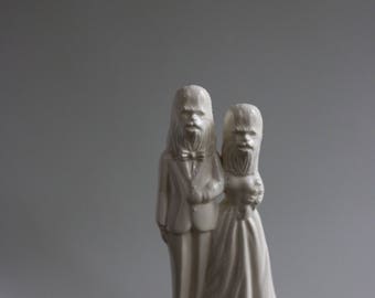 Wookie Wedding Cake Topper Couple star wars