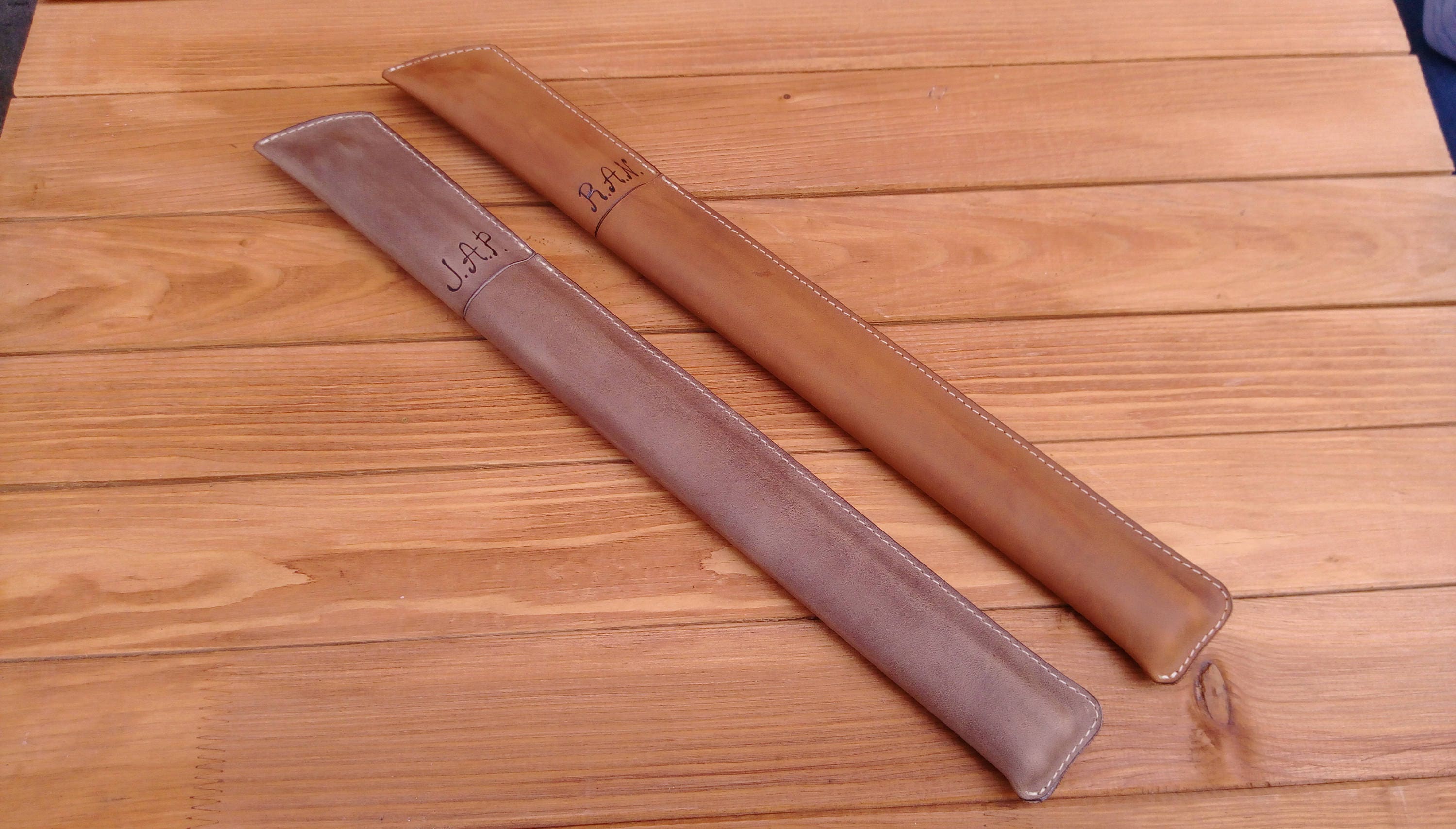 Personalized leather drumstick bag drumstick holderleather