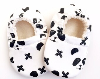 Panda Mommy and Me Matching Shoe Set. Vegan Baby Shoes. Baby Slippers. Women's Slipper. Panda Shoes. Panda Slippers. Mommy and Me