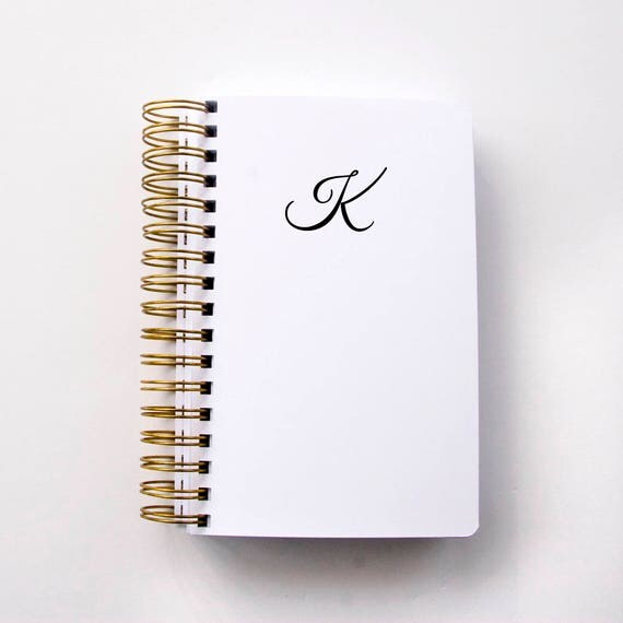 Monogram Notebooks Initial Journals Large Chunky