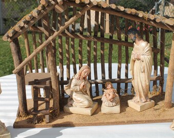 Vintage nativity set | Etsy