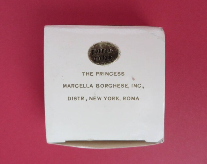 Vintage Marcella Borghese Eye Shadow - 1960s Platinum Oro (Silver) Tone - New Old Stock - Borghese Collector's Eye Makeup