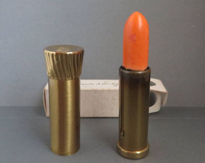 Alexandra de Markoff Lipstick - Vintage 1960s Apricot Lipstick, Collectors Makeup
