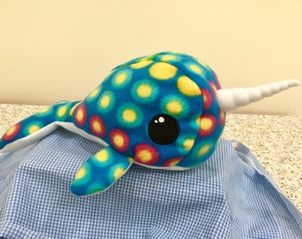 kawaii narwhal plush