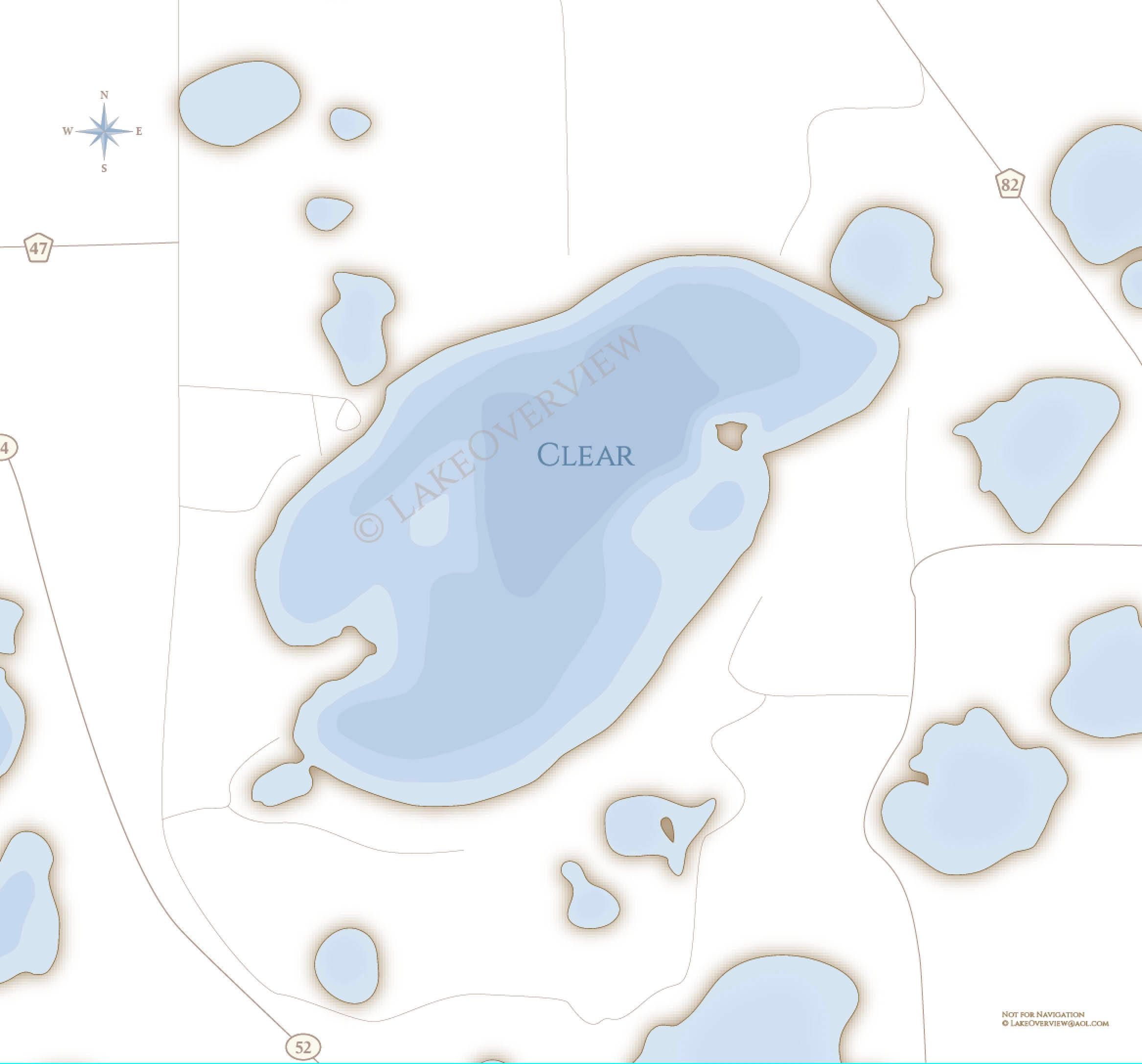 Clear Lake Map