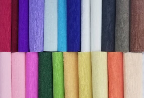 Crepe paper Wide crepe paper rolls Premium colored crepe