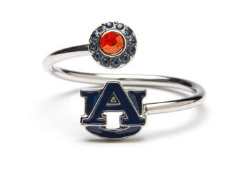 Auburn Tigers Blue AU Ring