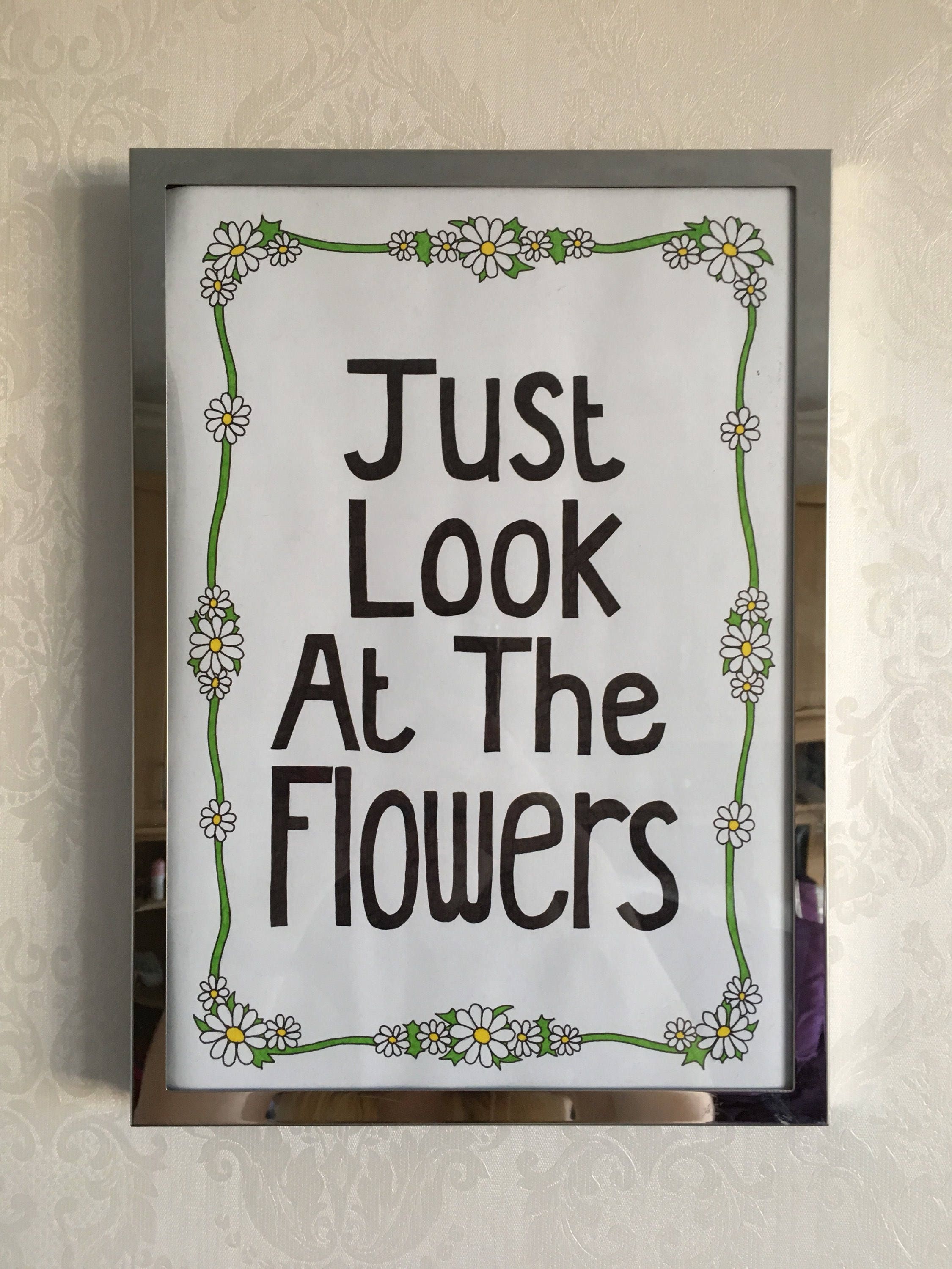 TWD QUOTE POSTER // just look at the flowers