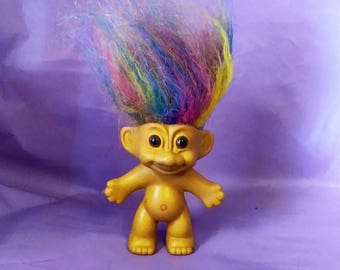 rainbow hair troll