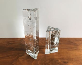 Pair of Vintage iittala Arkipelago Candle Holders by Timo Sarpaneva