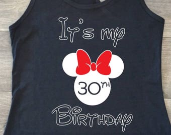 disney 30th birthday shirts