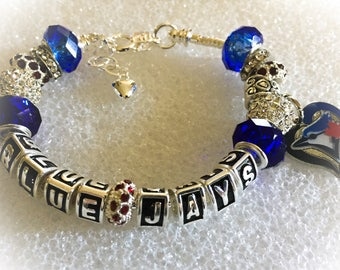 TORONTO BLUE JAYS inspired jewelry bracelets, necklaces