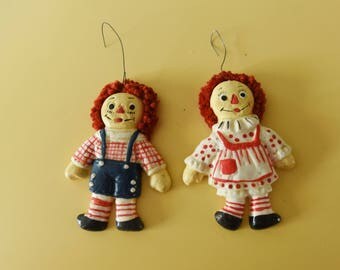 Raggedy ann ornament | Etsy