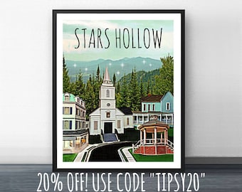 Digital Download - STARS HOLLOW - Inspired by Gilmore Girls