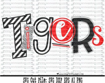 Tigers SVG, Cut file, Cheer svg, School spirit, socuteappliques, SvG Sayings, football svg, football sister svg, football mom svg