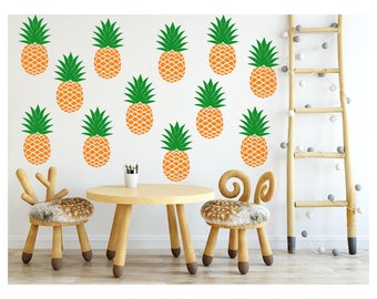 Pineapple wall decal | Etsy