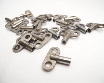 Vintage alarm key Steampunk jewelry set of 20