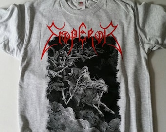 Emperor T-SHIRT Rider // S-XXL // Gustave Dore Wrath Of The Tyrant Black Metal