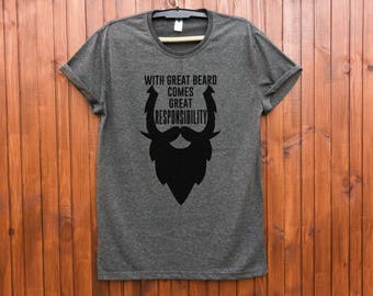 funny beard tshirts