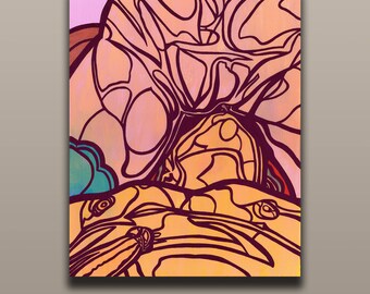 Abstract Penis Art Etsy 