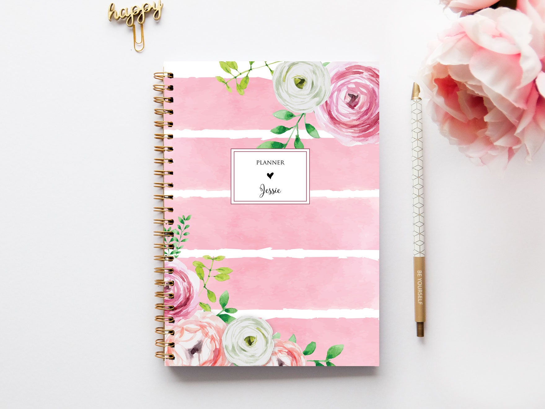 2018 planner 2018 weekly planner personalized planner