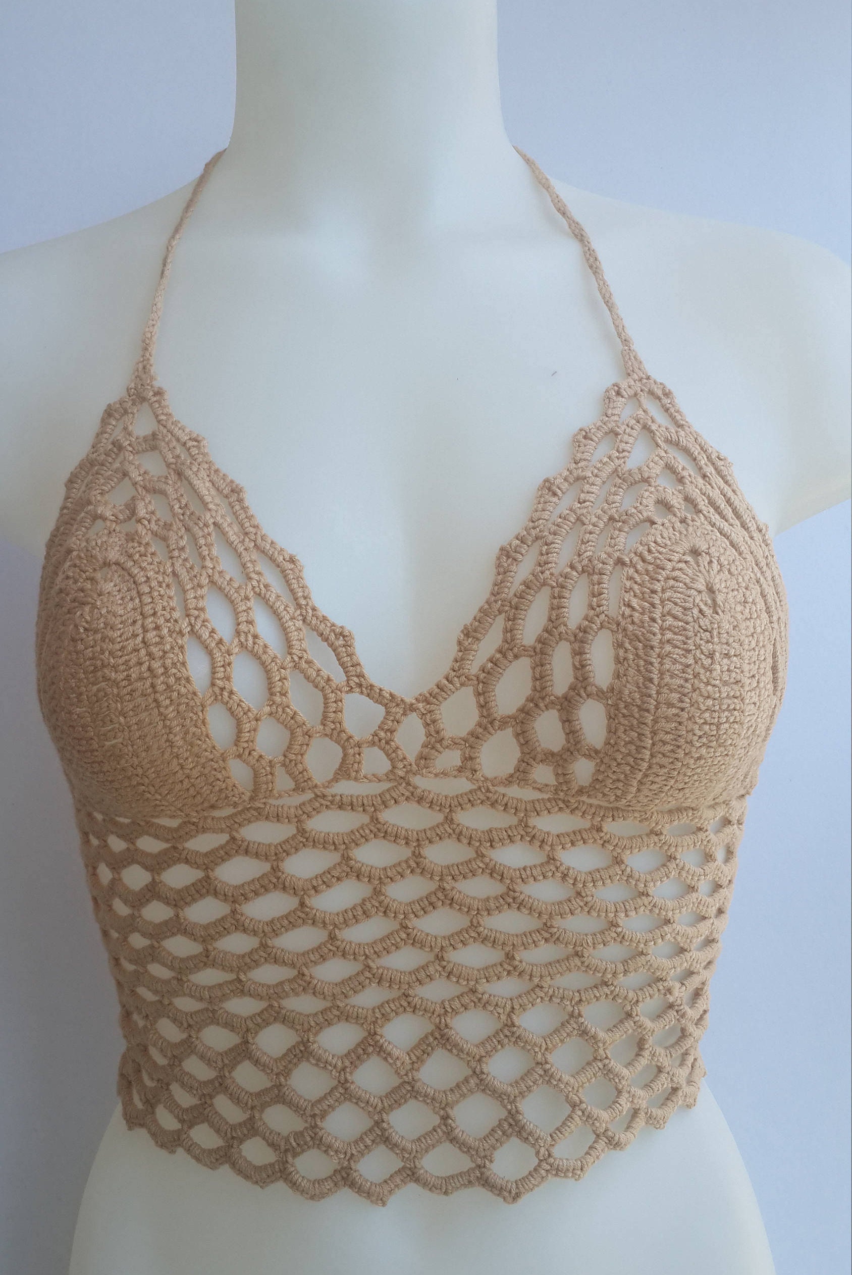 Crochet women bustier Exotic wear Summer trends Crochet