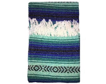 Mexican Blanket - Beach Blanket - Southwest Print - Serape