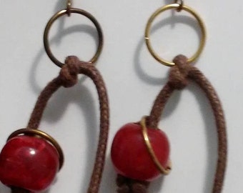 From the Red-ish Collection: Rope Buds - Red, Purple, Green