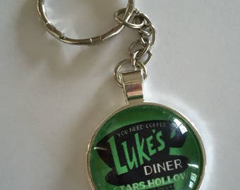 Gilmore Girls Luke's Diner keychain