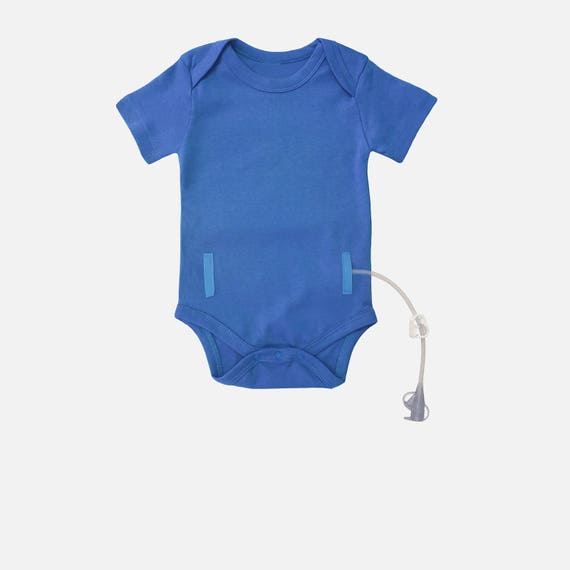 GTube Onesie Baby Feeding Tube Bodysuit Organic Cotton