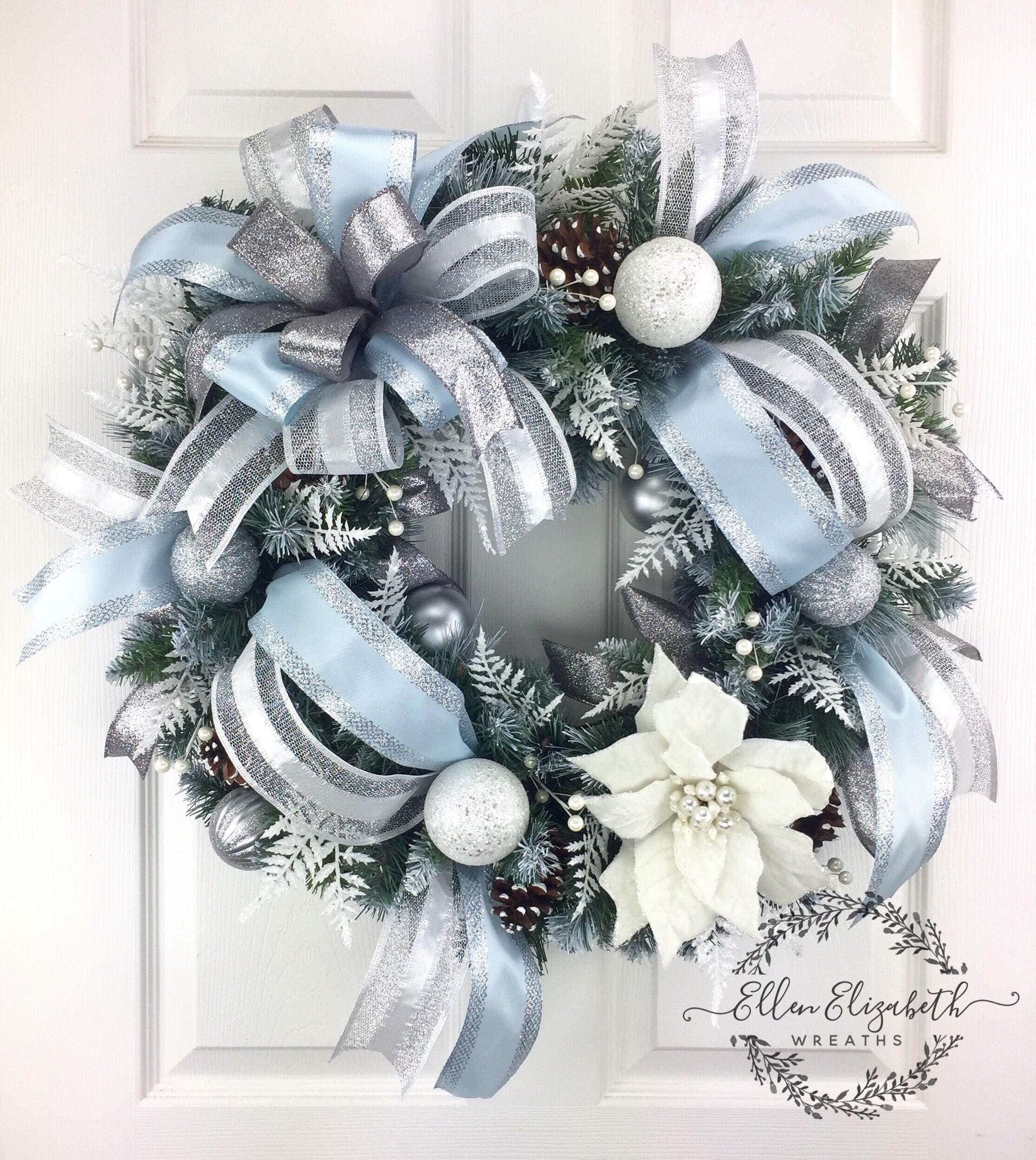 Christmas Wreaths for front door Elegant Christmas Wreaths