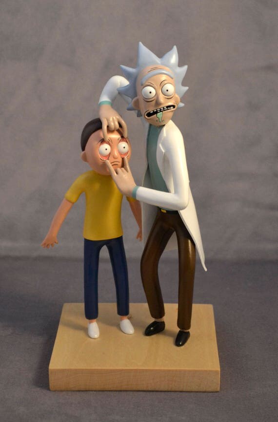 rick and morty figurine collection