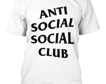 Anti Social Social Club Kanye West Yeezy T Shirt Funny Novelty Gift