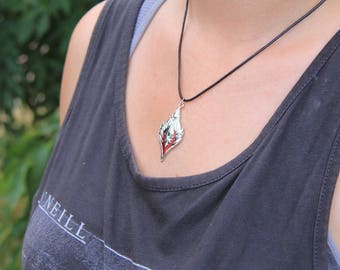 World of Warcraft Blood Elf Emblem Necklace Inspired Jewelry