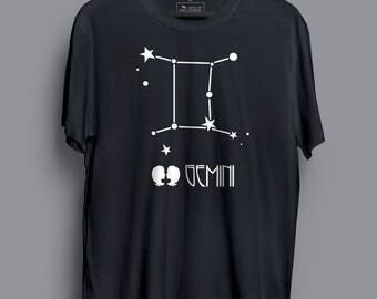 Embroidered Constellation Pocket T Shirt