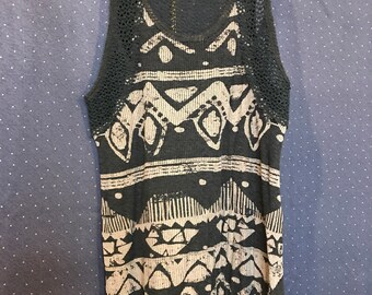Vintage Free People Aztec Tank
