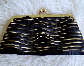 Gold Zipper Purse