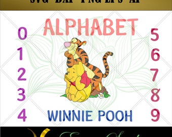 Download Winnie pooh letters | Etsy