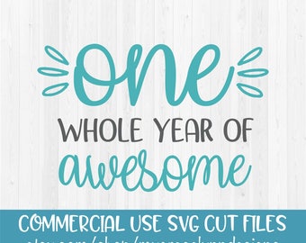 Download One year old svg | Etsy