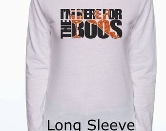 Halloween T-Shirt/Halloween Shirt/Hooded Sweatshirt/Long sleeve T-shirt/Glitter Halloween Shirt/T-shirt/Ghost T-shirt