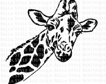 Giraffe svg | Etsy