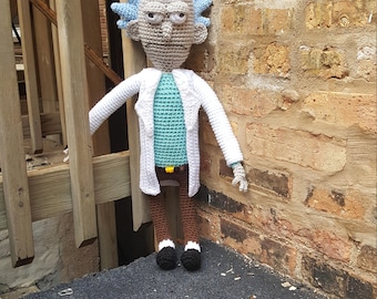 Rick and Morty Inspired Amigurumi Doll