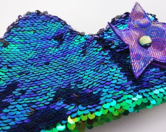 Mermaid Crown, Mermaid Accessory, Mermaid Headdress, Sequin Festival Headdress