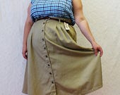 CLEARANCE - FINAL SALE - Plus Size - Vintage Blue Gingham Seersucker Tank Top (Size 3X 22/24)