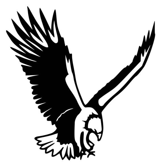 Bald Eagle Eagle Decal Eagle Trailer Decal Patriotic Decal