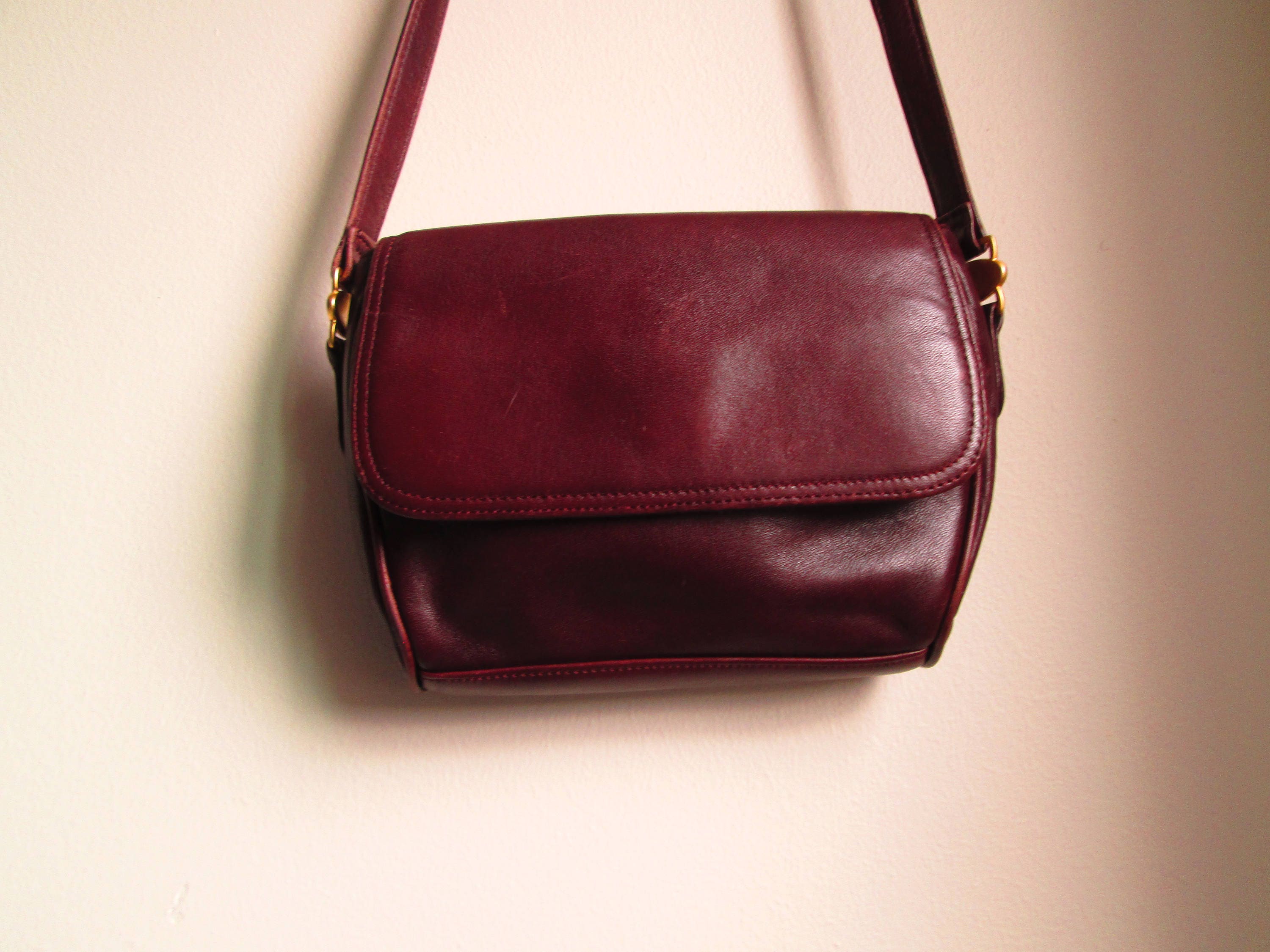 Vintage Leather Etienne Aigner Crossbody Purse