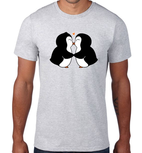 Penguins In Love Tee Penguin Tshirt Cute Penguin T Shirt